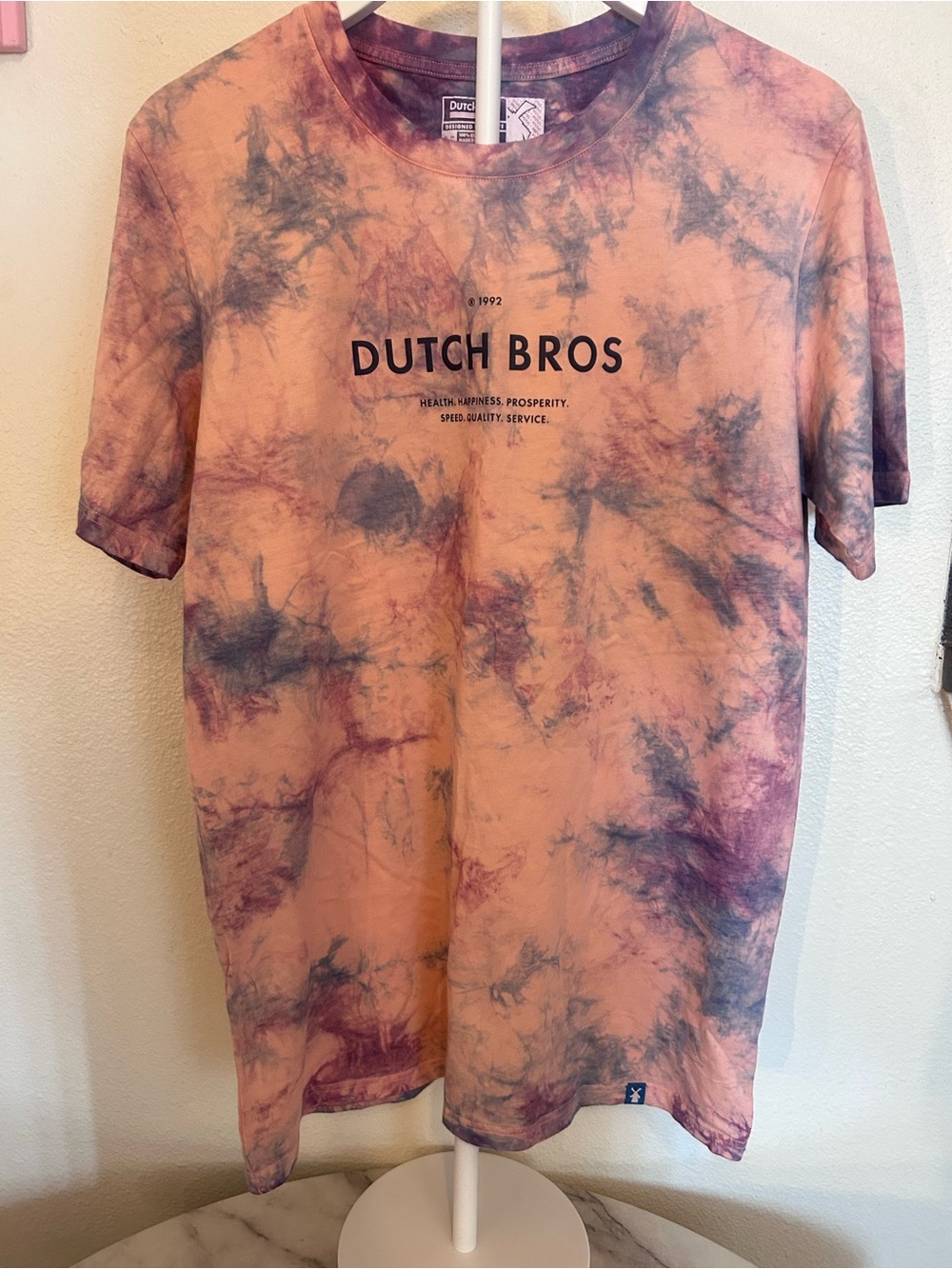 Dutch Bros Tie-Dye Logo Tee- Rare
